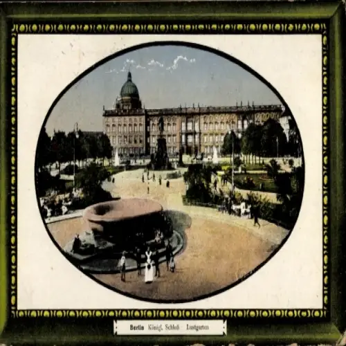 Passepartout Ak Berlin, Königliches Schloss, Lustgarten