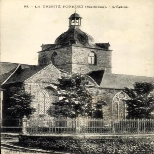 Ak La Trinite-Porhoet, Kirche