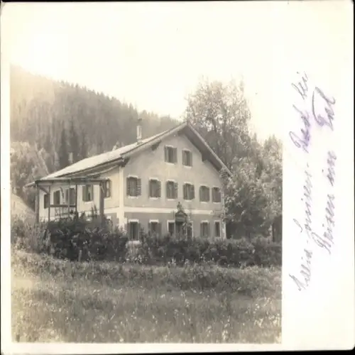 Foto Ak Brixen im Thale Tirol, Hausansicht