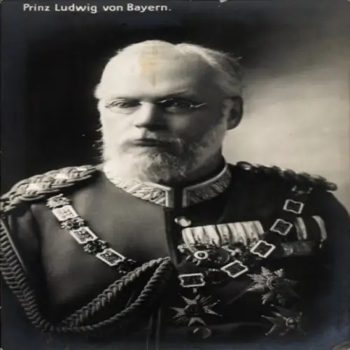 Ak Prinz Ludwig von Bayern, Portrait