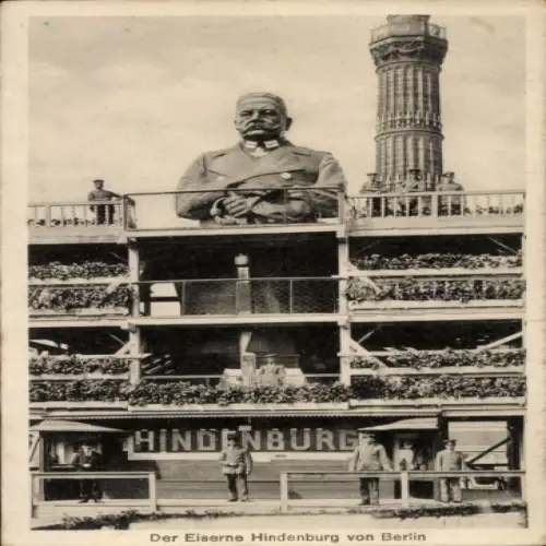 Ak Berlin, Der Eiserne Hindenburg