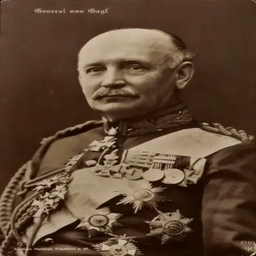 Ak General Georg von Gayl, Portrait in Uniform