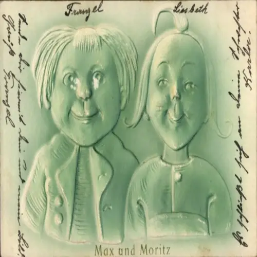 Relief Ak Max und Moritz, Portrait