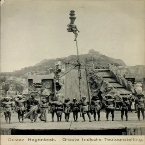 Ak Gustav Hagenbeck, Groote Indische Teutoonstelling