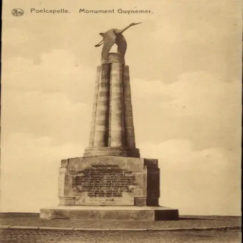 CPA Langemarck Langemark Poelkapelle Flandre occidentale, Monument Guynemer
