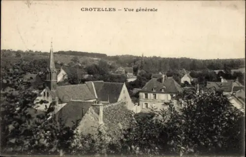 CPA Crotelles Indre-et-Loire, vue générale