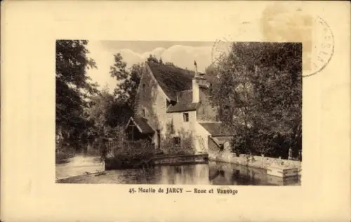 CPA Moulin de Jarcy Essonne, Roue et Vannage