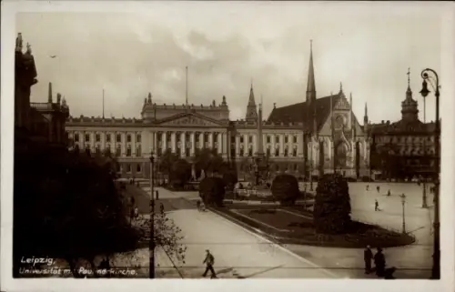 Ak Leipzig, Universität mit Paulinerkirche
