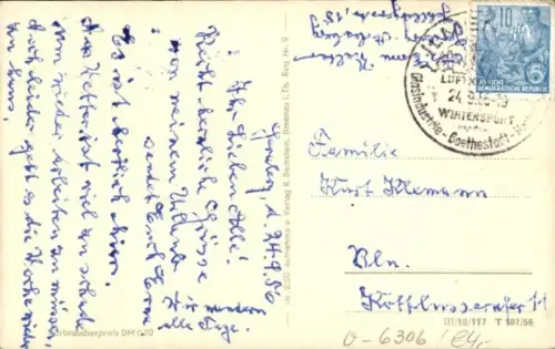 Ak Geraberg in Thüringen, Gesamtansicht