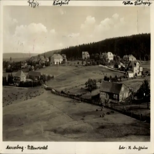 Ak Masserberg in Thüringen, Villa Ludwig, Masserberg - Villenviertel, Foto von R. Behin