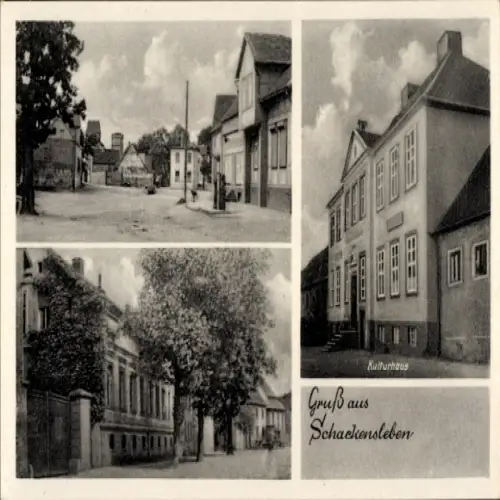 Ak Schackensleben Hohe Börde Sachsen Anhalt, Kulturhaus