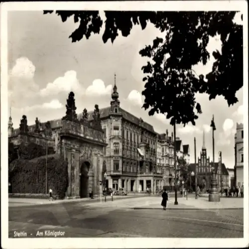 Ak Szczecin Stettin Pommern, Königstor
