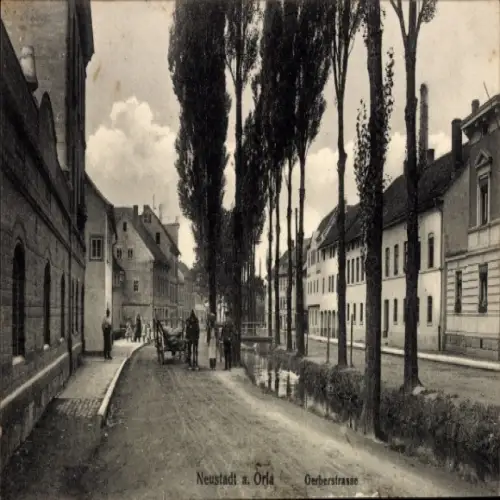 Ak Neustadt an der Orla, Gerberstraße