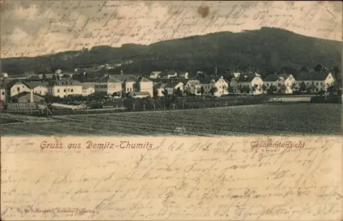 Ak Demitz Thumitz in Sachsen, Gesamtansicht