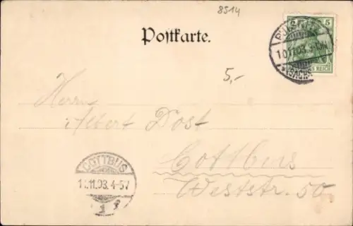 Ak Pulsnitz Sachsen, Schwedenstein