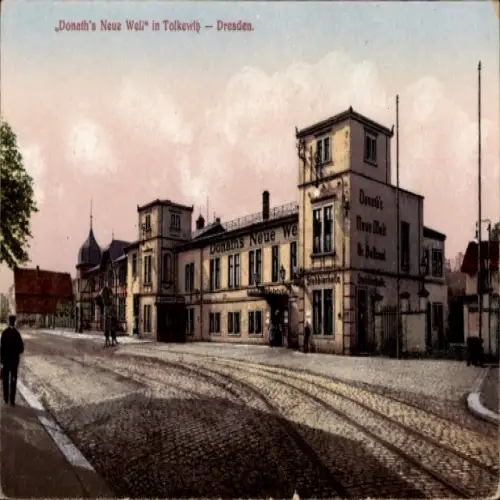 Ak Dresden Tolkewitz, Donath's Neue Welt
