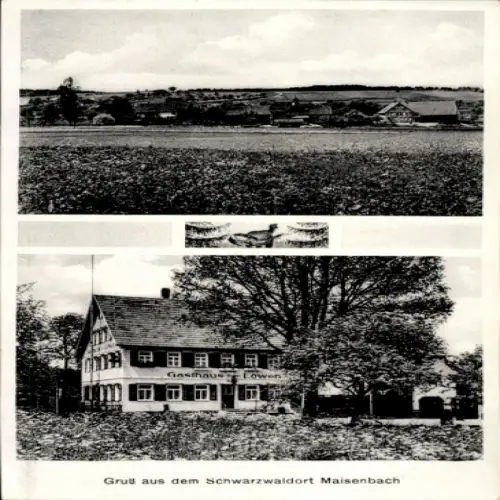 Ak Maisenbach Zainen Bad Liebenzell im Schwarzwald, Gasthaus Löwen, Gesamtansicht