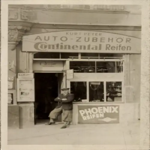 Foto Berlin Wilmersdorf, Autozubehör Geschäft von Kurt Peter, Wexstraße 45