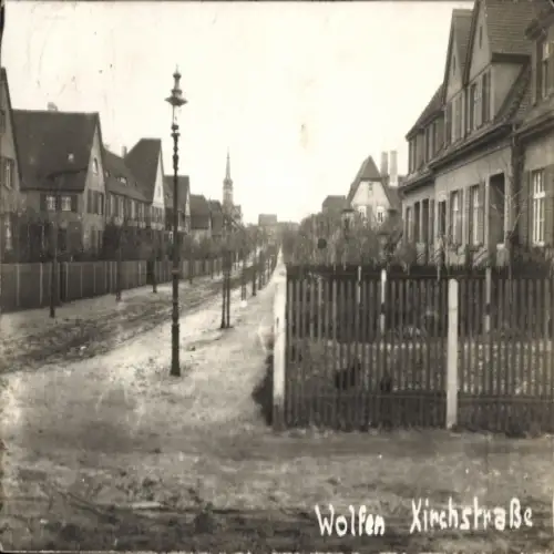 Foto Ak Wolfen in Sachsen Anhalt, Kirchstraße