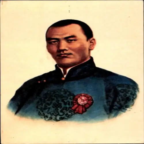 Künstler Ak Damdiny Süchbaatar, Verteidigungsminister der Mongolei