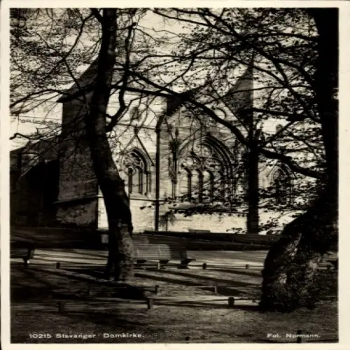 Ak Stavanger Norwegen, Stavanger Domkirke, Fotograf: Normann