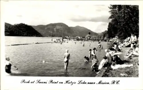 PC British Columbia Canada, Park at Swans Point on Hatzic Lake near Mission