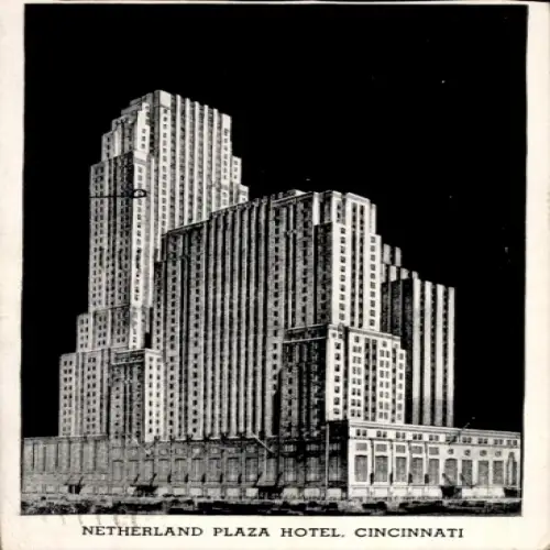 Ak Cincinnati Ohio USA, Netherlands Plaza Hotel