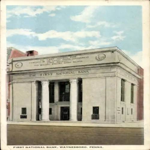 PC Waynesboro Pennsylvania USA, First National Bank