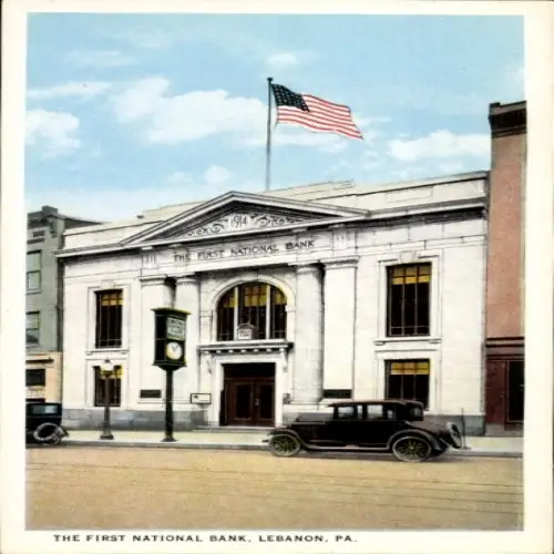 PC Lebanon Pennsylvania USA, First National Bank
