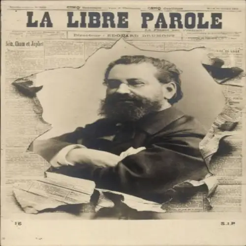 Zeitungs Ak Antisemit Edouard Drumond, Dreyfus Affäre, La Libre Parole