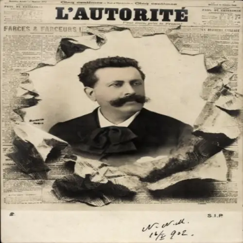 Zeitungs Ak L'Autorite, Paul Adolphe Marie Prosper Granier de Cassagnac
