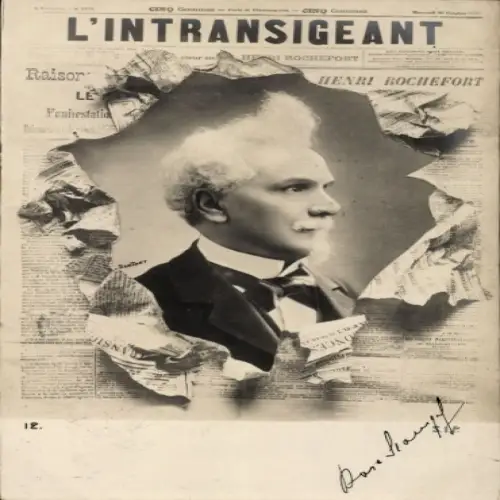 Zeitungs Ak L'Intransigeant, Schriftsteller und Politiker Henri Rochefort