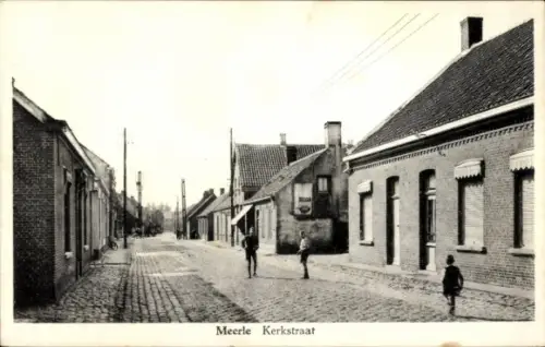 Ak Meerle Hoogstraten Hoogstraeten Flandern Antwerpen, Kerkstraat