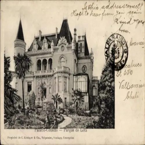 Ak Bahía de Lota Chile, Palacio Cousino