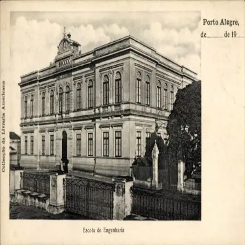 Ak Porto Alegre Brasilien, Escola de Engenharia,   Architektur