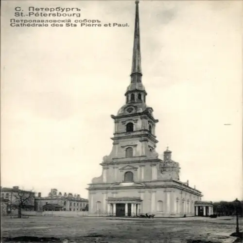 Ak Sankt Petersburg Russland, Peter und Paul Kathedrale