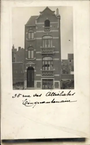 Foto Ak Brüssel, 35 rue des Atrébates