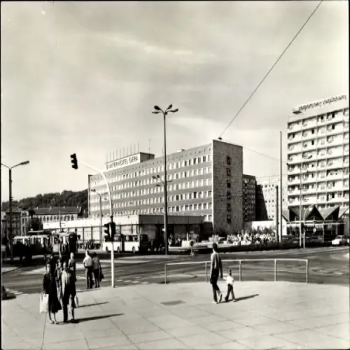 Ak Gera in Thüringen, Interhotel Gera