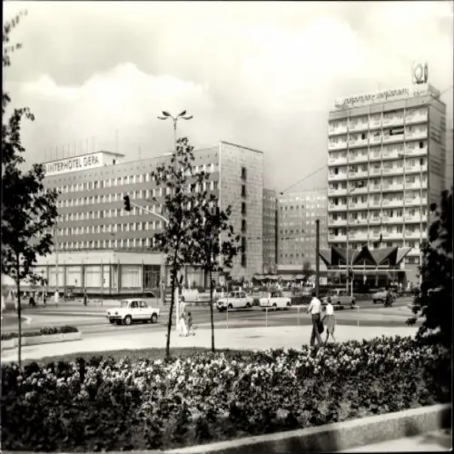 Ak Gera in Thüringen, Interhotel Gera