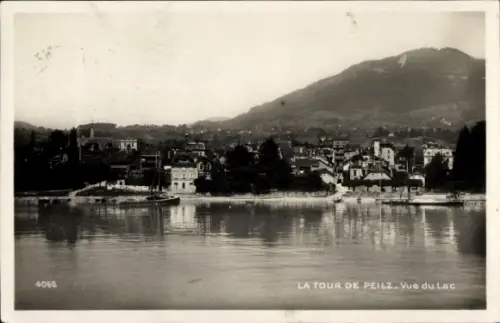 CPA La Tour de Peilz Canton de Vaud, Vue du Lac