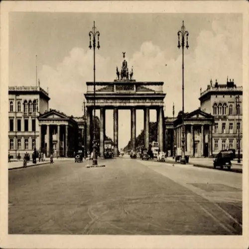 Ak Berlin Mitte, Brandenburger Tor