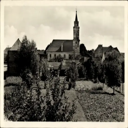 Ak Müllrose b. Frankfurt Oder, Blick zur Stadt