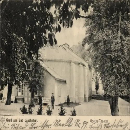 Ak Bad Lauchstädt Lauchstedt Saalekreis, Goethe-Theater