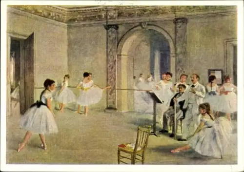 Künstler Ak Degas, Edgar, Ballettsaal in der Oper