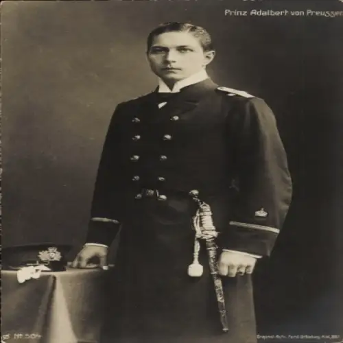 Ak Prinz Adalbert von Preußen, Portrait, Uniform