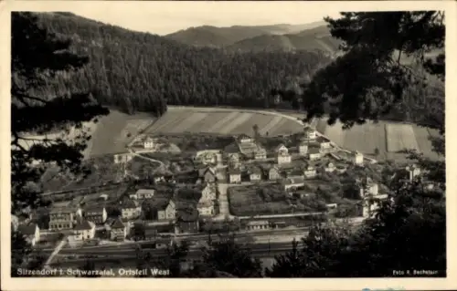 Ak Sitzendorf in Thüringen, Schwarzatal, Ortsteil West