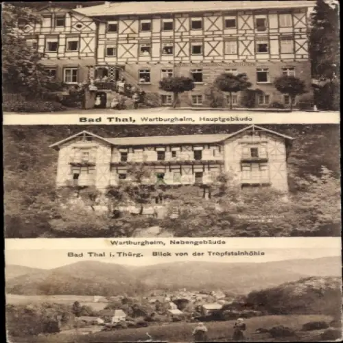 Ak Bad Thal Ruhla in Thüringen, Wartburgheim