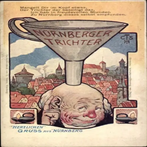 Ak Nürnberg, Nürnberger Trichter