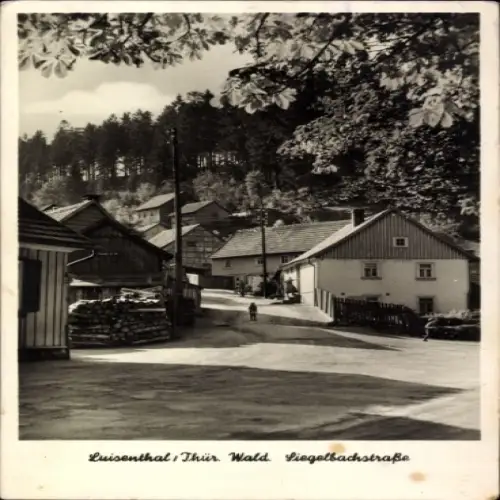 Ak Luisenthal im Thüringer Wald, Siegelbachstraße