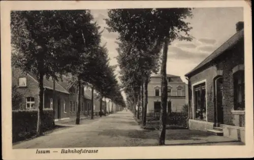 Ak Issum am Niederrhein, Bahnhofstraße
